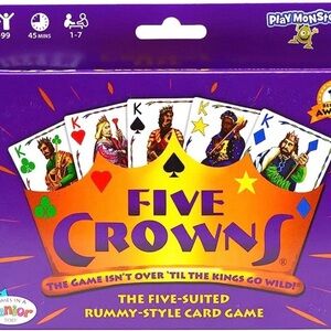 Five Crowns Card Game rummy style card game NWT